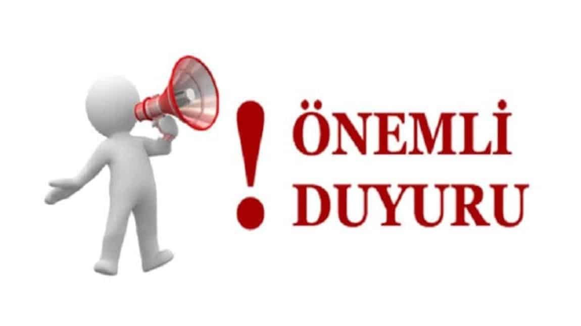 1.SINIF KURA İŞLEMLERİ TAMAMLANMIŞTIR.